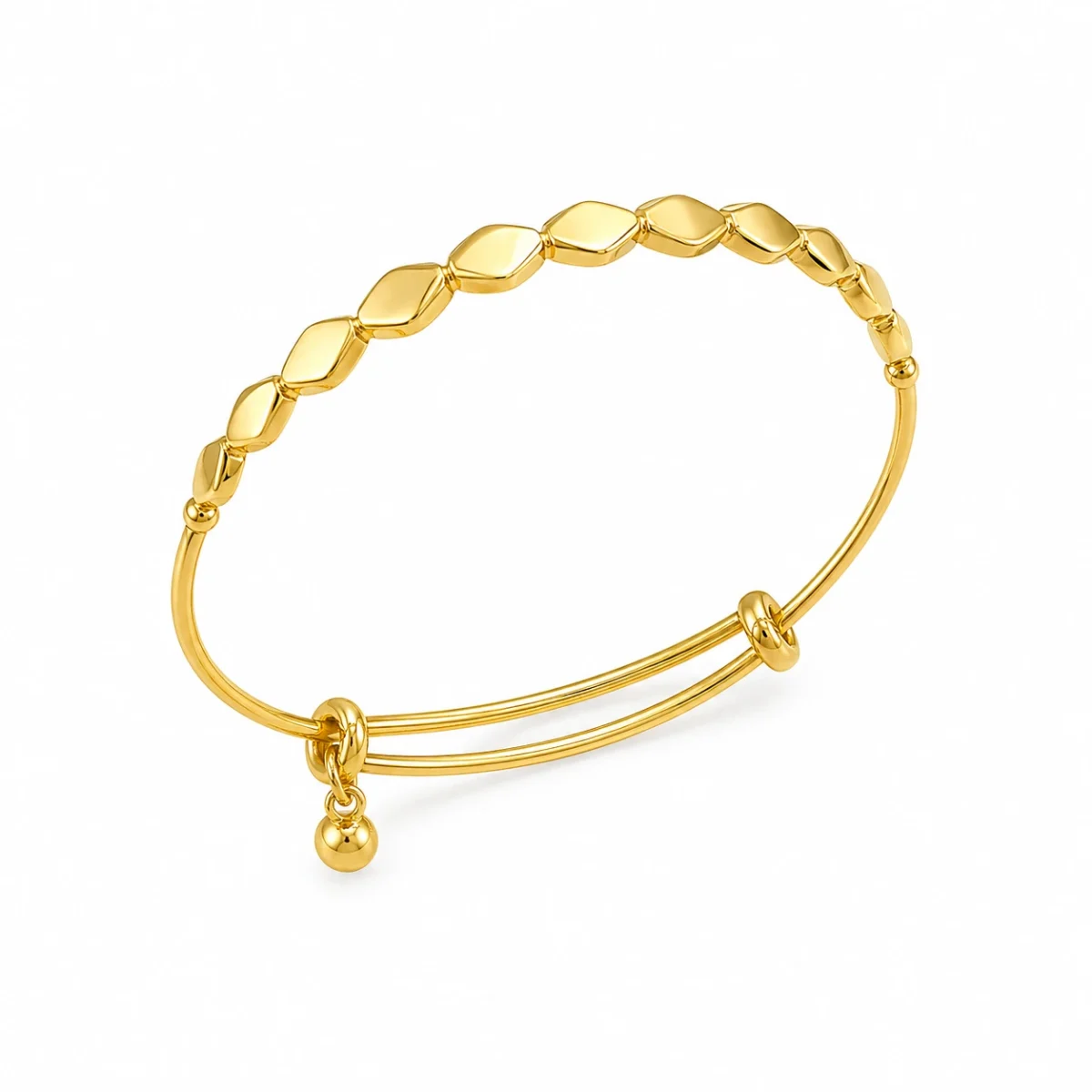 1 Alluring Adjustable Gold Bracelet for Women | Effortless Chic - Image 2