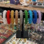 1 Scintillating Multi Color Crystal Bracelet | Vibrant Adjustable Fit - Image 2