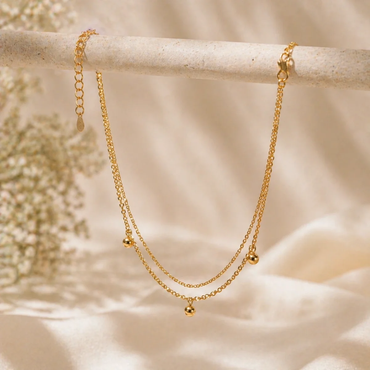 1Pc Timeless Payal – Delicate Gold Anklet for Women - Image 3