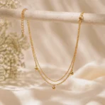 1Pc Timeless Payal – Delicate Gold Anklet for Women - Image 3