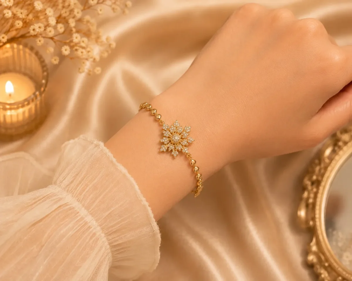 Crystal Snowflake Charm Bracelet for Girls – 5 Luxury Winter Style Picks - Image 2
