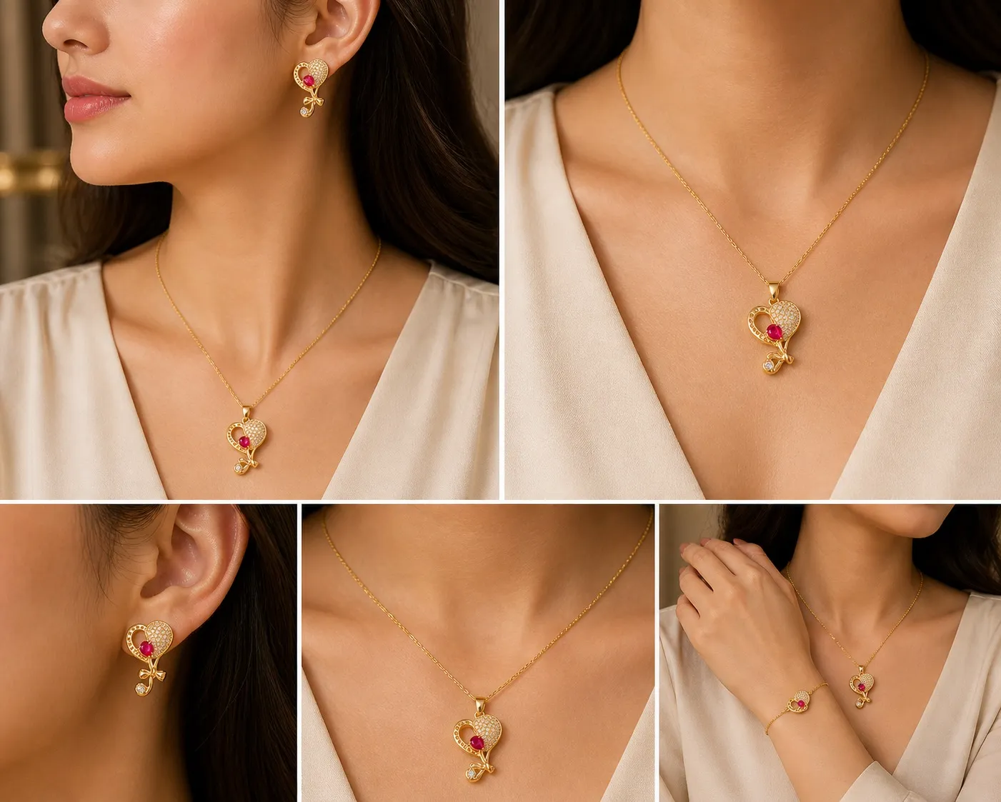 WhatsApp Image 2026-05-02 at 10.26.16 AM Heart Pendant Jewelry Set for Women – Lumira PK Jewelry Pakistan