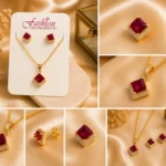 Artificial Ruby Jewelry Set for Women – Lumira PK Jewelry Pakistan