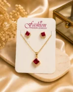 Artificial Ruby Jewelry Set for Women – Lumira PK Jewelry Pakistan