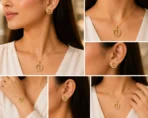 Elegant Gold Penddant Set for Women – Lumira PK Jewelry Pakistan
