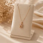 Gold Plated Crystal Pendant