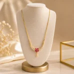 floral ruby necklace for women Lumira PK Jewelry gold statement design