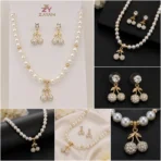 Cherry Pearl Necklace Set for Women – Elegant Artificial Jewelry Pakistan - Image 3